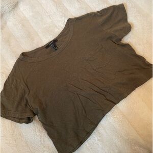 cropped forever 21 shirt